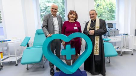 Otevření transfuzního centra v nemocnici v Plané