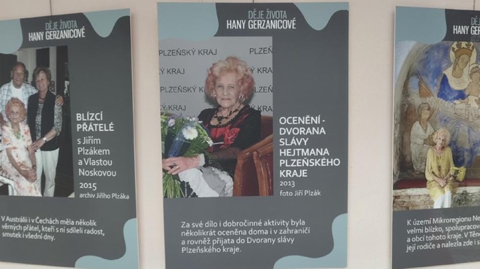 Život a dílo Hany Gerzanicové připomíná výstava na Slovanech