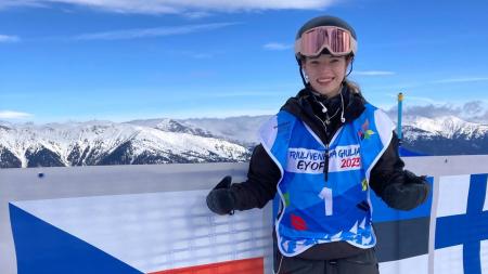 Patnáctiletá snowboardistka Volopichová mezi elitou. Jen o dvě místa jí uniklo finále závodu Světového poháru!