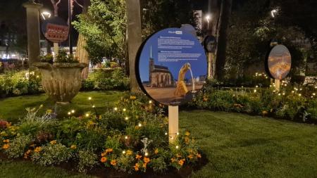 Plzeň má svou expozici na největší evropské výstavě květinového umění pod širým nebem