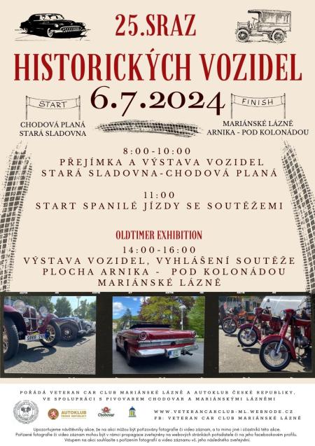 První sobotu v červenci se v západních Čechách koná již 25. Sraz historických vozidel