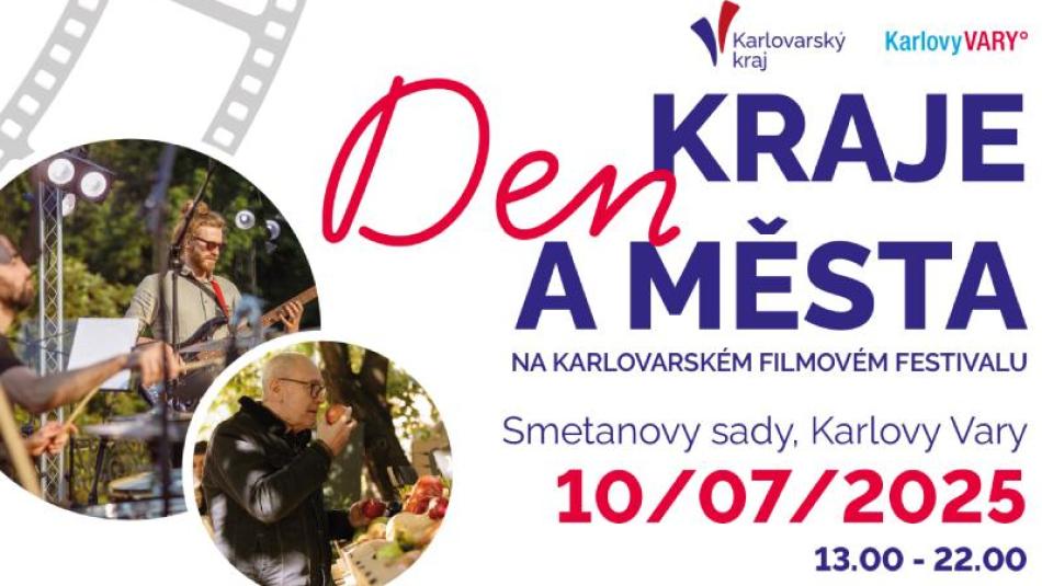 Den kraje a města rozzáří Karlovy Vary. Smetanovy sady nabídnou koncerty, dílny i ochutnávky