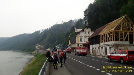 Centrální obvod pomůže požárům postiženému Hřensku