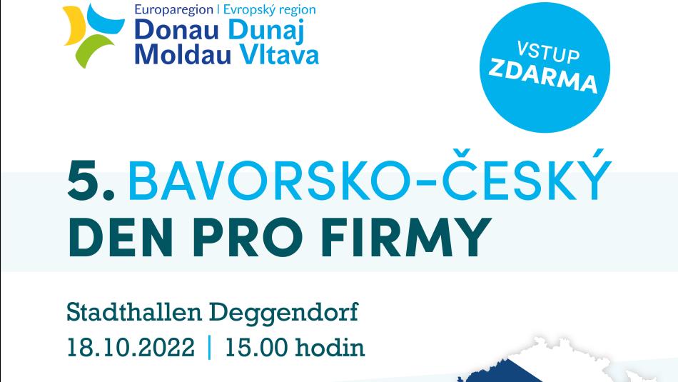 Na Bavorsko-český den pro firmy přijeďte do Deggendorfu