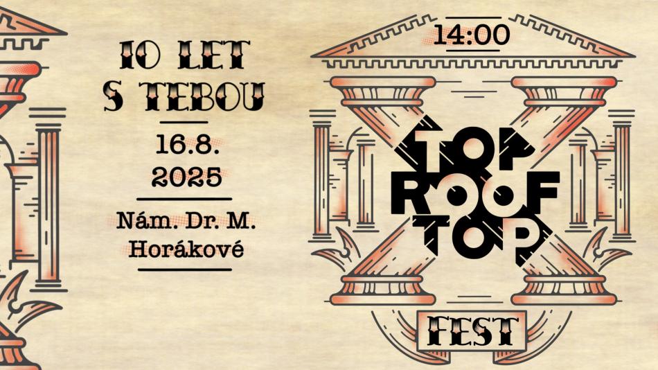 Tip na sobotu: Top RoofTop fest 2025