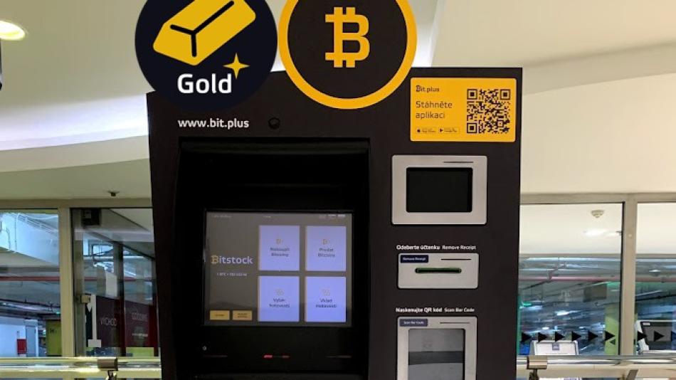 Bit.plus otevírá nový Bitcoinmat na prodej Zlata a Bitcoinu v Plzni