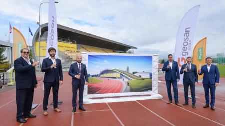 Plzeň začíná stavět tribunu atletického stadionu ve Skvrňanech