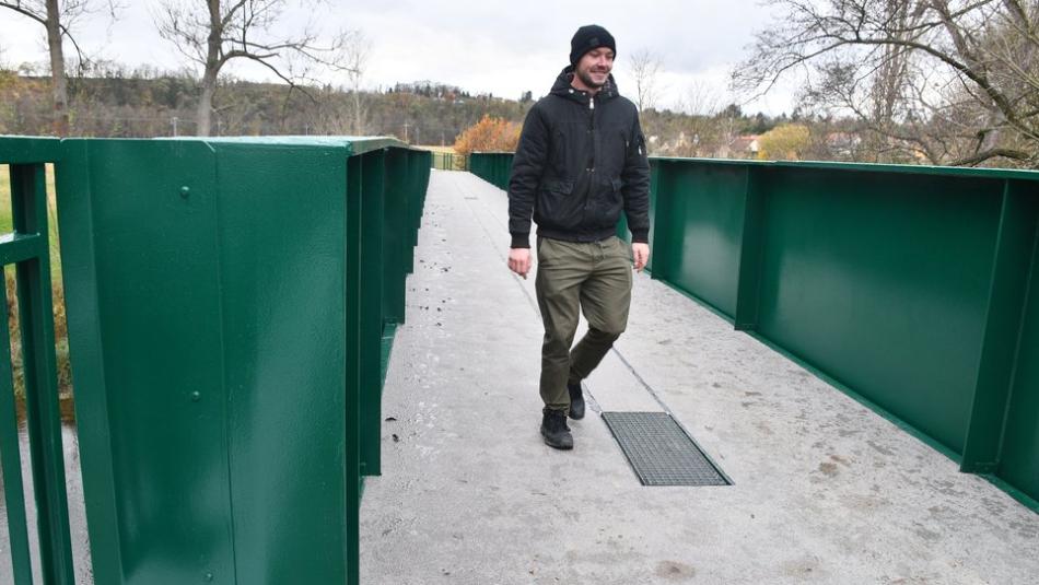 Lávku v Hradišti mohou po opravě využívat chodci i cyklisté