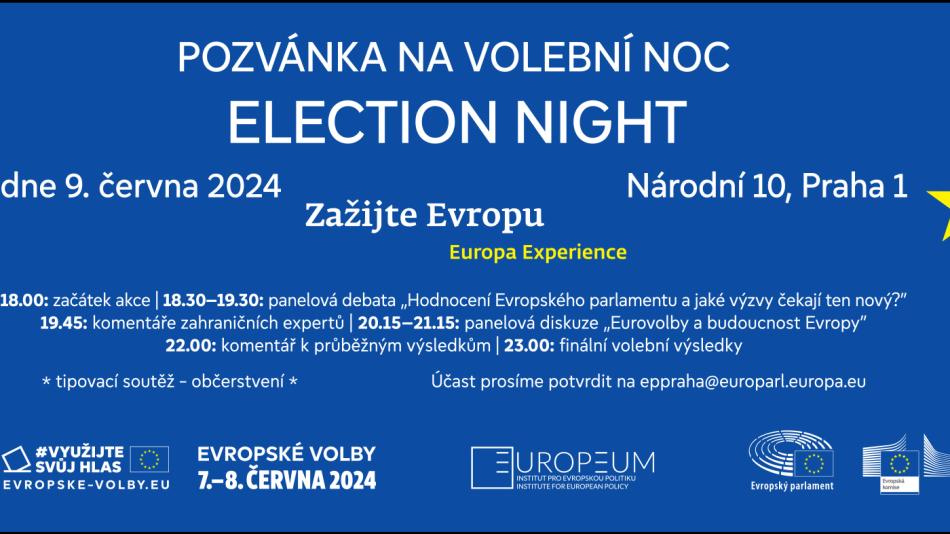 V Praze proběhne Volební noc k eurovolbám