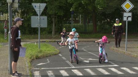 Dopravní hřiště na Skvrňanech ožilo mateřskými školami.