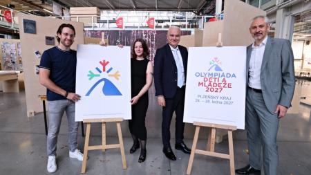 Zbývá 600 dní do zimní olympiády dětí a mládeže. Kraj odhalil logo