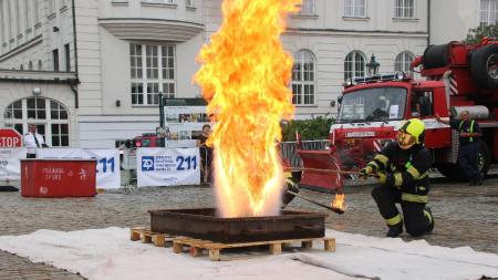Profesionální hasiči v Plzni oslavili 130 let od svého vzniku