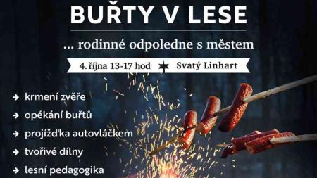 Oblíbená rodinná akce Buřty v lese se v sobotu vrací na Svatý Linhart