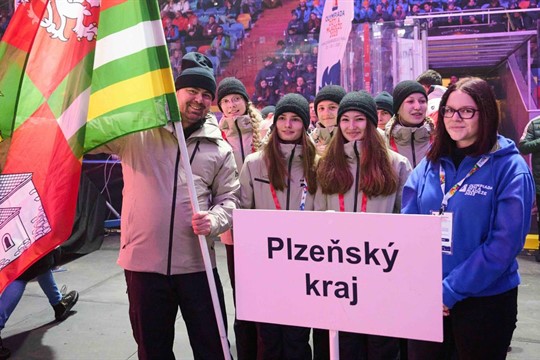 Zimní olympiáda dětí a mládeže odstartovala, výpravu Plzeňského kraje přivedl Jaroslav Špaček