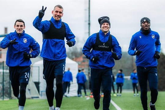 Fotbalisté Plzně zahájili přípravu i s útočníkem Durosinmim