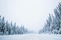 Silné sněžení a vítr zasáhnou západ Čech, hrozí náledí a dopravní...