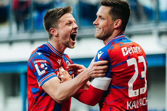 Kalvach uklidnil Plzeň gólem do šatny. Všichni jsme vnímali, že se můžeme posunout na druhé místo, prohlásil