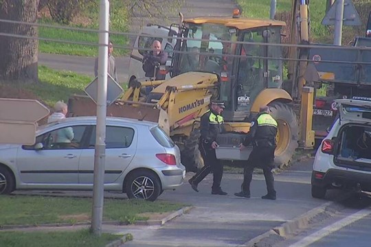 Bobr zastavil stavební práce v Domažlicích