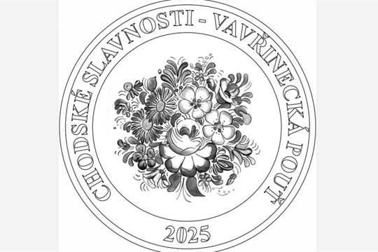 Pamětní medaile Chodských slavností letos zdobí tradiční chodský květ