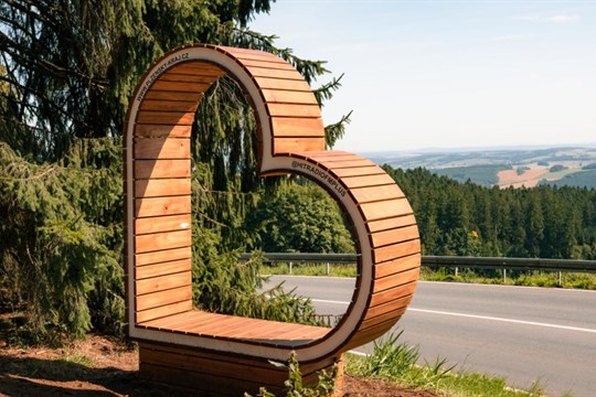 Srdce nad Chodskem. Nový fotopoint v Klenčí nabízí výhled i romantiku