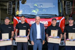 Hejtman poděkoval hasičům za nasazení v Řecku