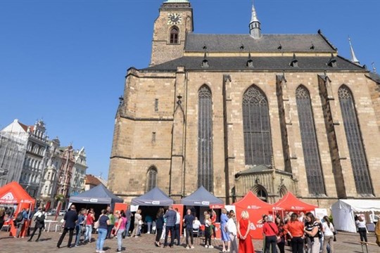 Náměstí Republiky se promění v mobilní ordinace