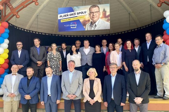 Koalice SPOLU představila lídry do komunálních voleb v Plzni i do Senátu