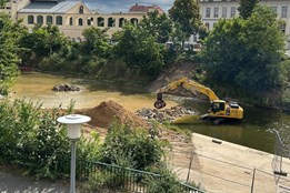Vodárna zahájila rekonstrukci vodovodní shybky pod řekou Radbuzou
