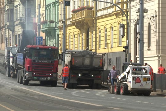 Začala oprava Klatovské třídy v Plzni