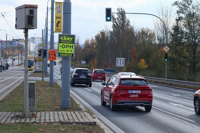 Nohu z plynu, ať neplatíte pokutu. Přinášíme seznam ulic, kde hlídkují strážníci s radarem