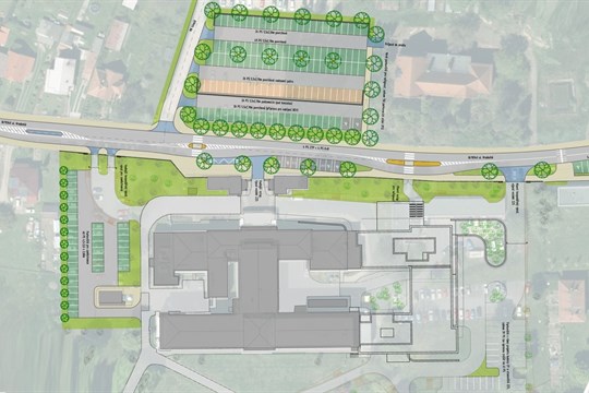 Investice za čtvrt miliardy i konec bláta na parkovišti. Stodská nemocnice mění svou tvář