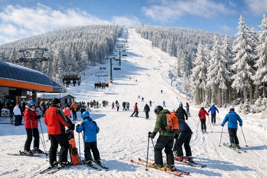 Karlovarské hory hlásí ideální podmínky: Otevřely se nové sjezdovky i běžkařské tratě