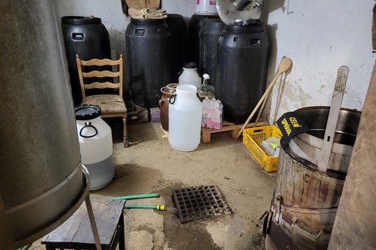 Celníci odhalili další nelegální pálenici, tentokrát poblíž Uherského Brodu