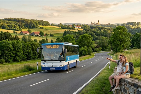 Přes hranice bez auta: Tachov po letech vyjednal přímé autobusové spojení s Bavorskem