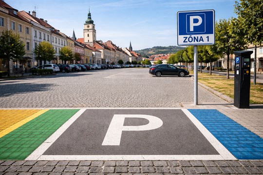 Tachov zavádí nový parkovací systém. Centrum se rozdělí do dvou zón