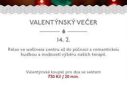 Oslavte svátek zamilovaných v srdci relaxace. Ve Wellnesscentru Konstantinovy Lázně chystají valentýnskou akci!
