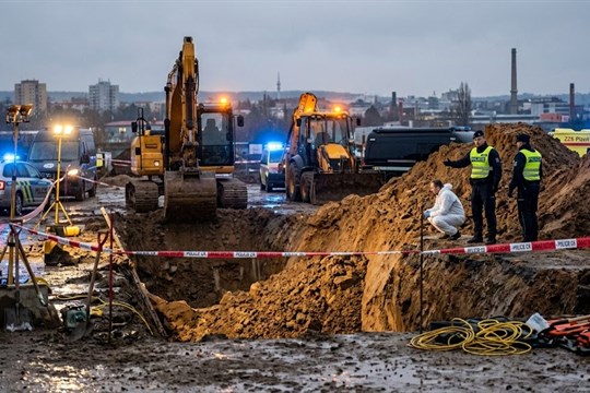 Tragédie na okraji Plzně. Výkopové práce skončily smrtí mladého dělníka
