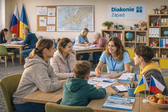 Přežít od dávky k dávce nestačí. Diakonie Západ pomohla tisícům uprchlíků k důstojnému životu