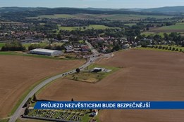 Průjezd Nezvěsticemi bude díky kruhovému objezdu bezpečnější
