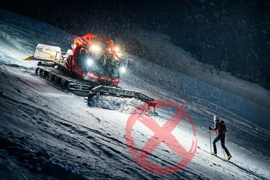 Večerní a noční procházka po sjezdovce se může změnit v tragédii, varuje lyžařský areál Špičák
